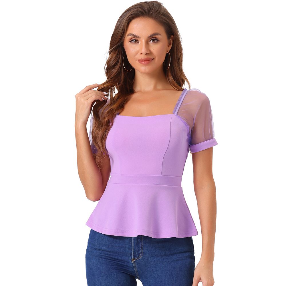 ameri 新品SYMMETRY PEPLUM SWEAT TOP SYMMETRY PEPLUM SWEAT TOP