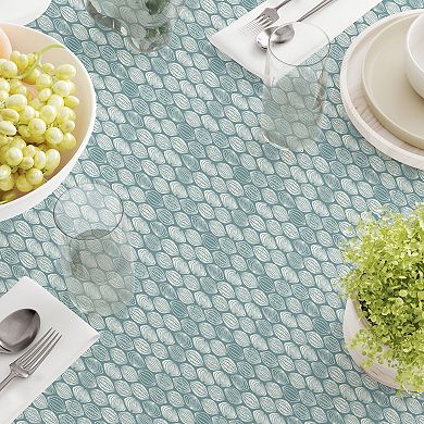 Square Tablecloth, 100% Cotton, 60x60", Abstract Background Design