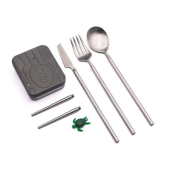 food-safe portable travel cutlery set personal