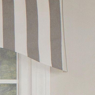 All Season Awning Style Stripe Design Valance 3" Rod Pocket