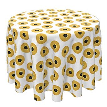 Round Tablecloth, 100% Cotton, 60 Round", Golden Records