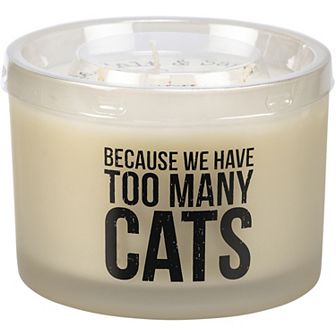 By Kathy "Too Many Cats" Sea Salt & Sage 13.4-oz. Candle Jar