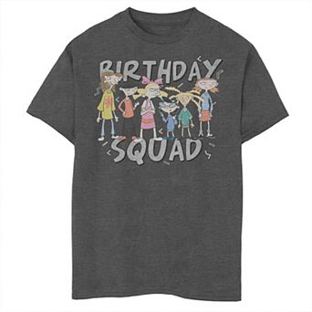 Boys 8-20 Husky Hey Arnold Birthday Helga Group Birthday Squad Graphic Tee