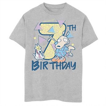 Boys Rocko's Modern Life Rocko & Spunky 7th Birthday Husky Graphic Tee