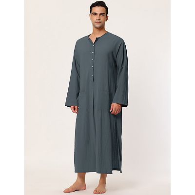 mens sleep shirt dress Amazon.com: 2025 Men's Nightshirt Nightgown Short Sleeve V Neck Sleepshirt  Pajama Shirt Summer Comfy Big & Tall Henley Sleep Gowns Army Green :  Clothing, Shoes & Jewelry