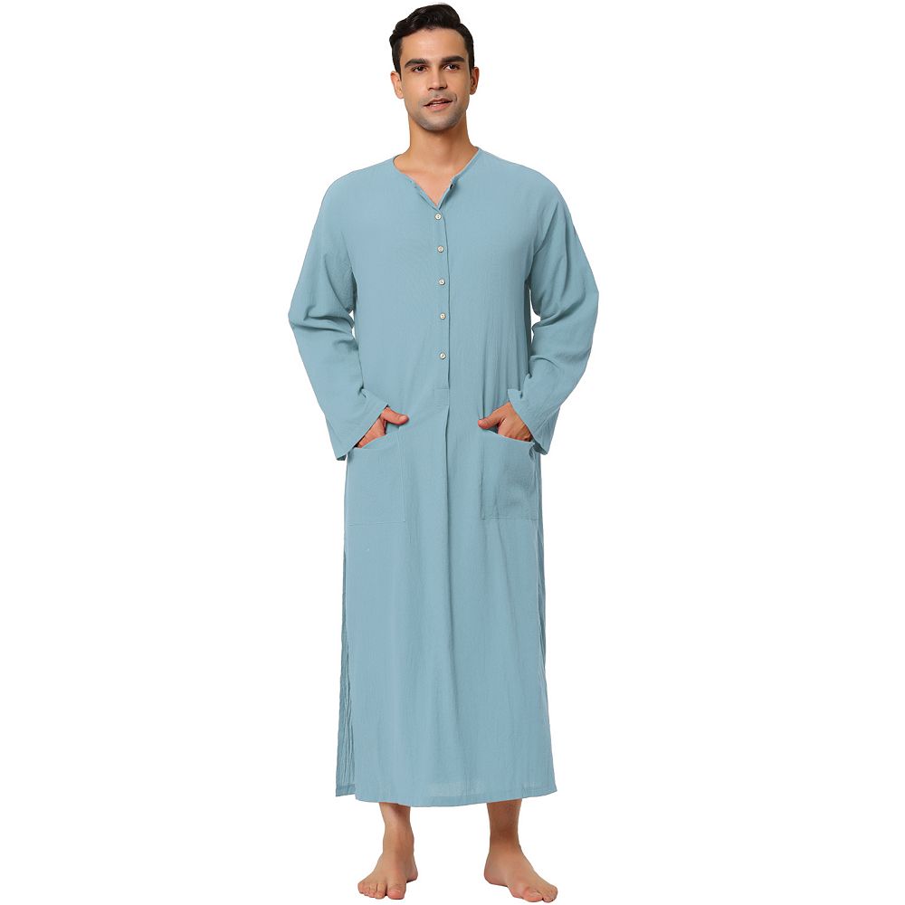 Mens Night Shirts For Sleeping Douhoow Men Nightshirt Summer Loose