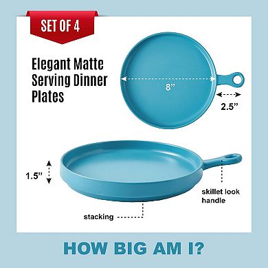 Ceramic Dinner Plate With Handle