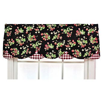 Strawberry Style All Season Fields Petticoat Valance 3" Rod Pocket