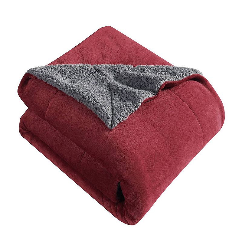 66686254 Eddie Bauer Signature Solid Throw Blanket, Red sku 66686254