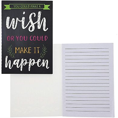 12 Pack Small Inspirational Notebooks with Quotes, Motivational Pocket Journal Notepads for Kids, School, Office, 32 Pages (3.5 x 5 In)
