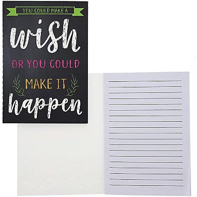 12 Pack Small Inspirational Notebooks with Quotes, Pocket Journals, 3.5 x 5 In