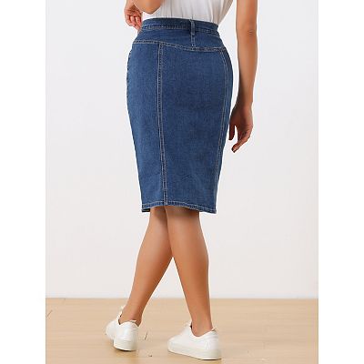 Midi jean skirt kohls hotsell