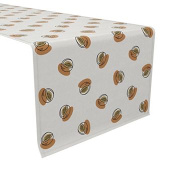 Table Runner, 100% Cotton, 16x90", Simple Melons