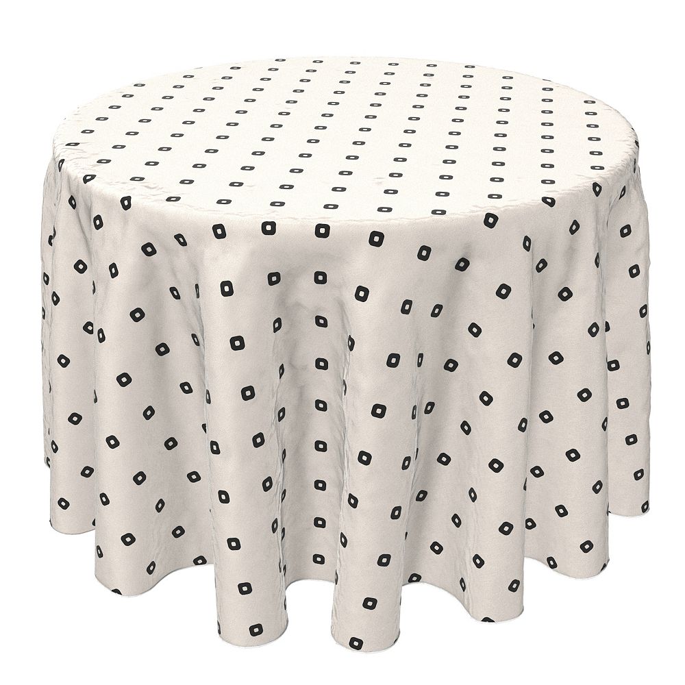 Round Tablecloth, 100% Cotton, 60 Round
