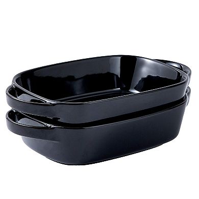 Deep Dish Porcelain Pie Pan for Baking, Ideal for Thanksgiving and Christmas Dinner