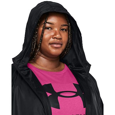 Plus Size Women's Under Armour Rival Full-Zip Windbreaker Jacket