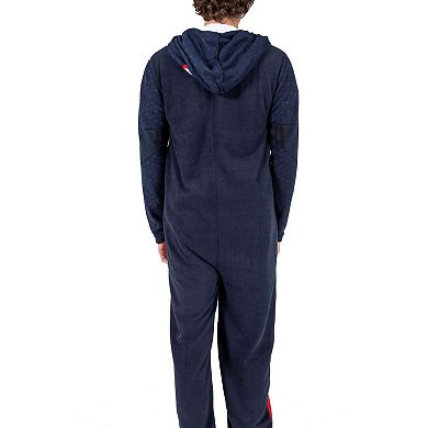 Men's Spiderman Hooded Union Suit Pajamas
