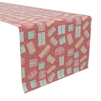 Table Runner, 100% Cotton, 16x108", Lovely Gifts