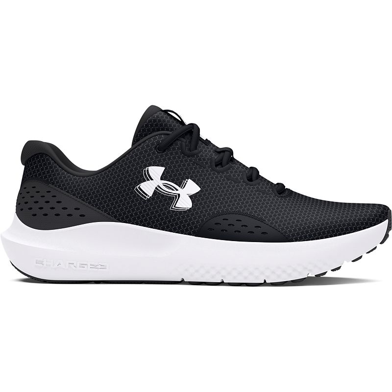 Under Armour Surge 4 Women's Running Shoes, Size: 9, Black White