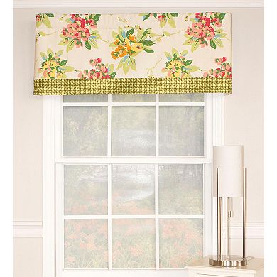 Selva Banded 100% Cotton with Fully Lined 3" Rod Pocket Valnance for Windows