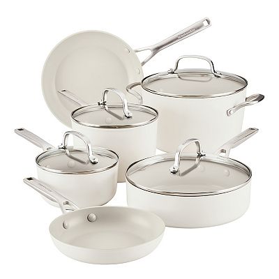 KitchenAid® 10-pc. Hard Anodized Ceramic Nonstick Cookware Set