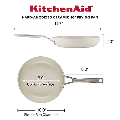 KitchenAid® 10-in. Hard Anodized Ceramic Nonstick Frypan