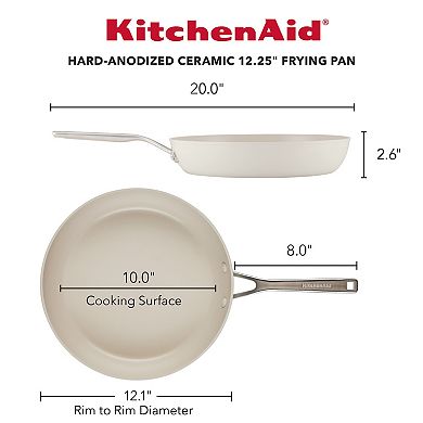 KitchenAid® Hard Anodized Ceramic 12.25-in. Nonstick Frypan