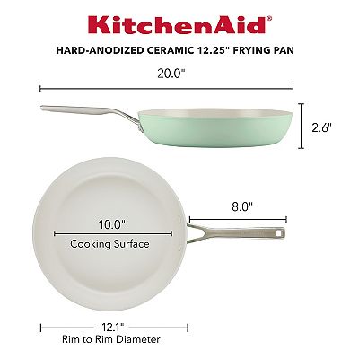 KitchenAid® Hard Anodized Ceramic 12.25-in. Nonstick Frypan