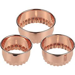 Juvale Copper Cooking Utensils Kitchen Set, Rose Gold Cookware