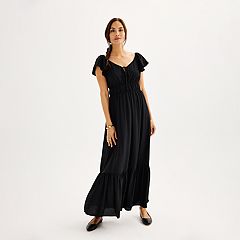 Petite LC Lauren Conrad High-Low Wrap Maxi Dress