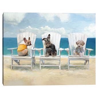 "Beach Babes" Canvas Wall Art