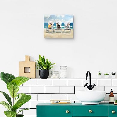 "Beach Babes" Canvas Wall Art