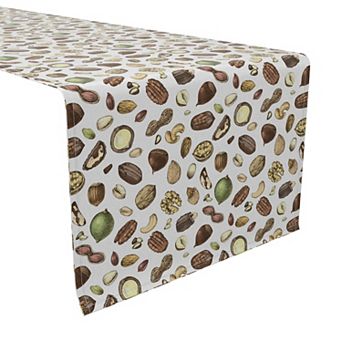 Table Runner, 100% Cotton, 16x108", Healthy Snacking