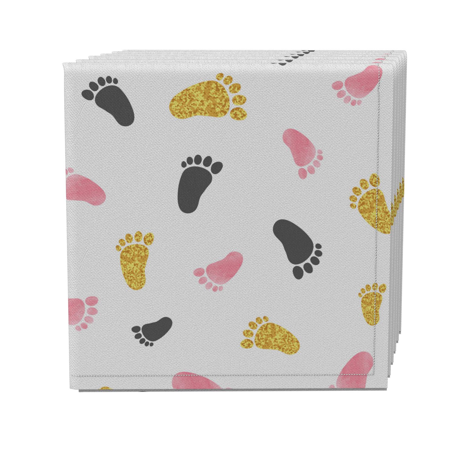 Keababies 4pk Inkless Hand And Footprint Kit, Ink Pad For Baby