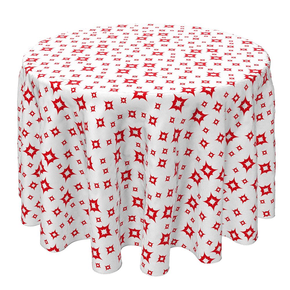 Round Tablecloth, 100% Cotton, 60 Round