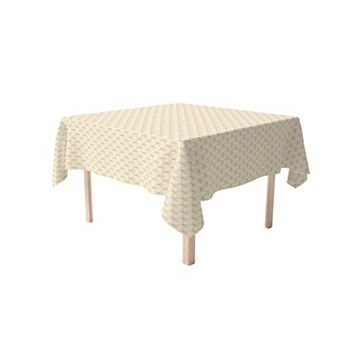 Square Tablecloth, 100% Cotton, 60x60", Art Deco Background