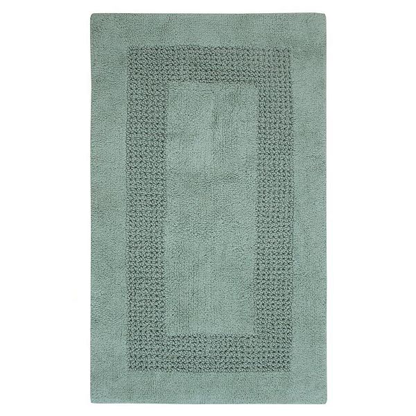 Good Quality Cotton Bath Rug Features All Season Classic Racetrack