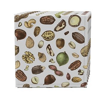 Napkin Set of 4, 100% Cotton, 20x20", Healthy Snacking