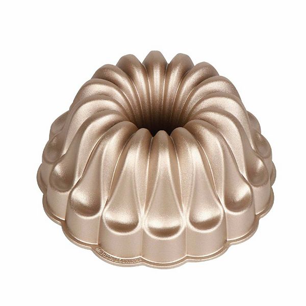 Baker's Secret Fluted Cake Pan, Cast Aluminum 2 Layers Nonstick Coating ...