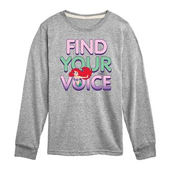 Disney's The Little Mermaid Boys Voice Long Sleeve Tee