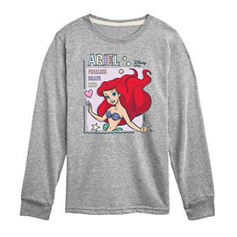 Disney's The Little Mermaid Boys Fearless Long Sleeve Tee