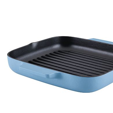 KitchenAid® 11-in. Enameled Cast Iron Square Grill and Roasting Pan