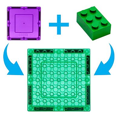 PicassoTiles 512 PC Magnetic Tile and Brick Compatible Set, Classic Brick Block for Kids 3+