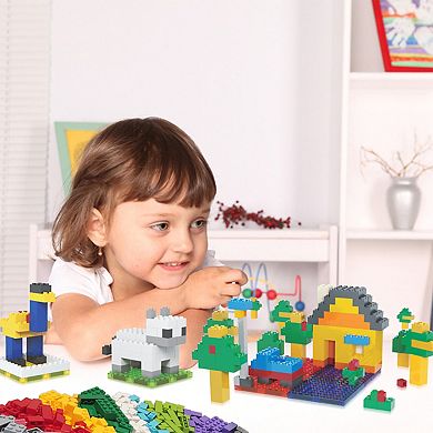 PicassoTiles 512 PC Magnetic Tile and Brick Compatible Set, Classic Brick Block for Kids 3+