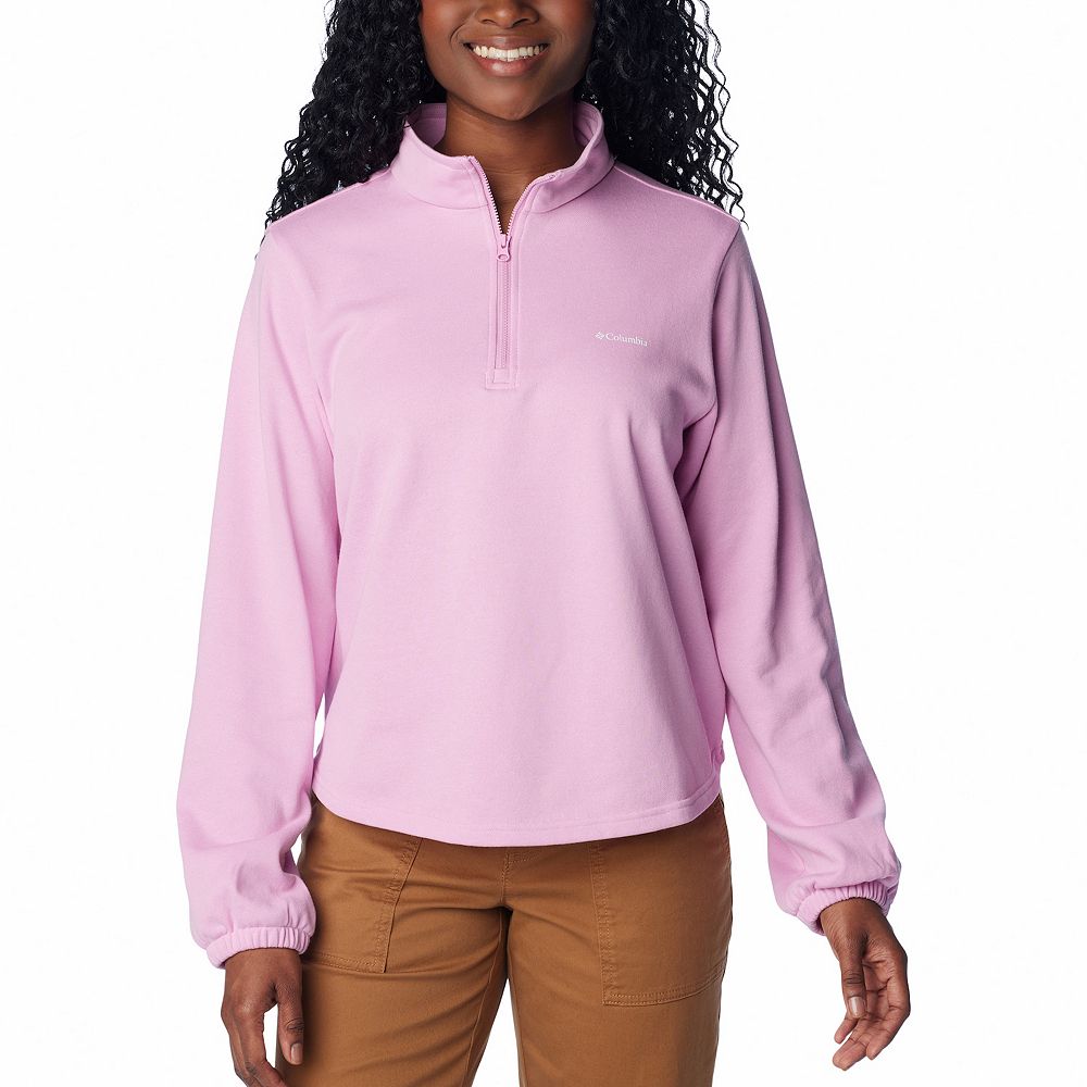 WOMEN'S FRENCH TERRY HALF-ZIP HOODIE