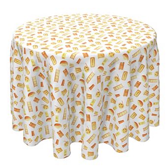 Round Tablecloth, 100% Cotton, 60 Round", Time at the Cinema