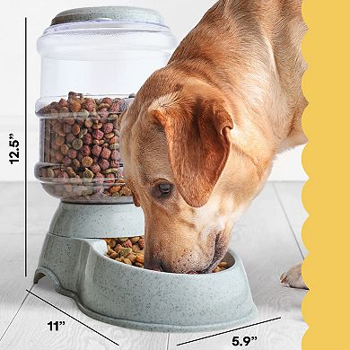 Pet Water And Food Dispenser Bpa-free, Feeder For Small And Big Cats, Dog Water Bowl And Feeder