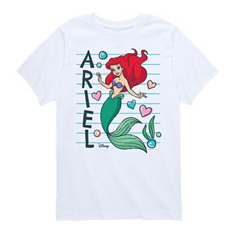 Disney's The Little Mermaid Boys Ariel Note Page Tee