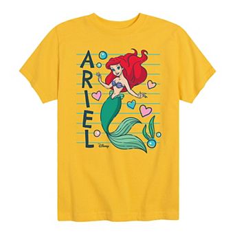 Disney's The Little Mermaid Boys Ariel Note Page Tee