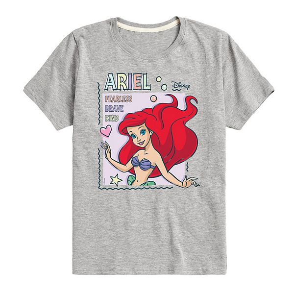 Disney's The Little Mermaid Boys Fearless Brave Tee